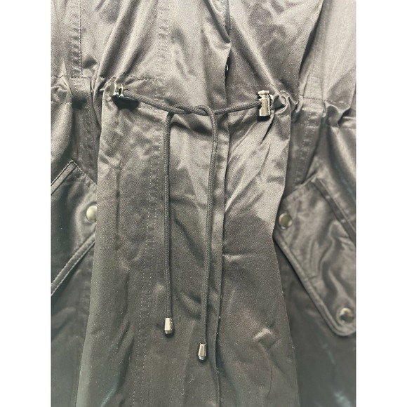 Torrid Women's Black Hooded Parka Longline Warm Soft Size 0/L/12 NEW w/tags - Picture 5 of 14